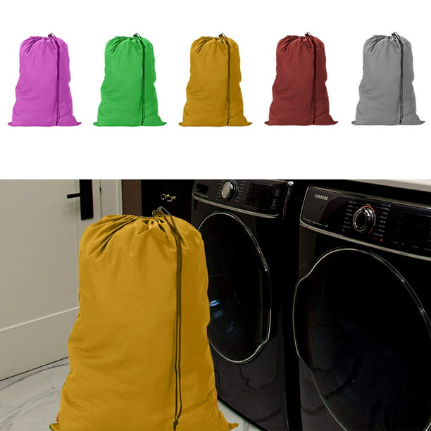 Large Washable Laundry Bag 28" X 40" Heavy Duty Hamper Drawstring Home College